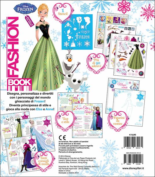 Fashion book. Crea il tuo stile da favola. Frozen. Con gadget - 2