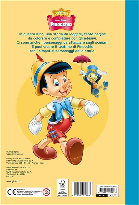 Pinocchio. Con adesivi - 2
