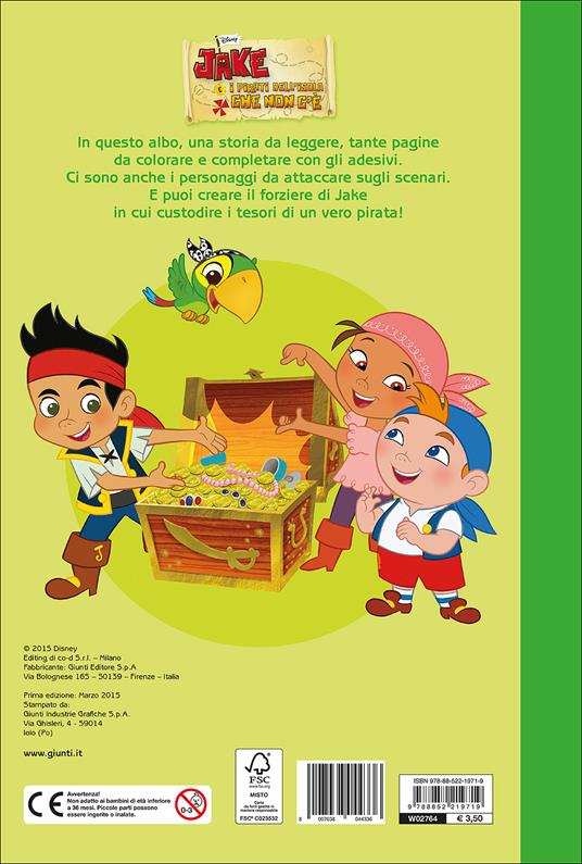 Jake e i pirati dell'isola che non c'è. Con adesivi. Ediz. illustrata - 2