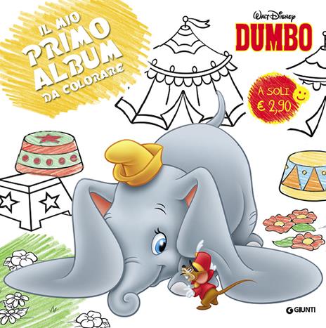 Dumbo. Primo album da colorare - copertina