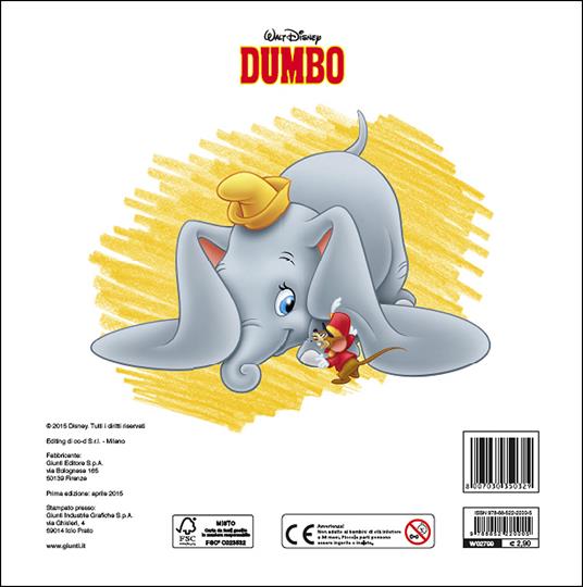 Dumbo. Primo album da colorare - 2