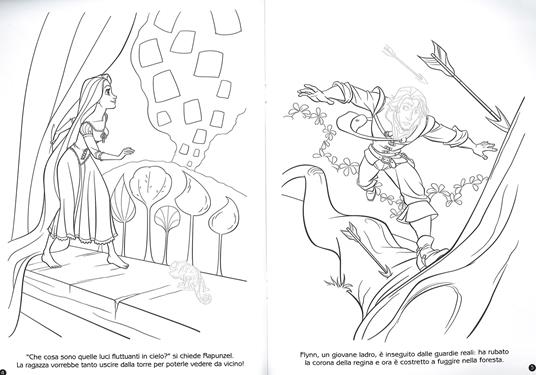 L'intreccio della torre. Rapunzel. Staccattacca e colora. Con adesivi. Ediz. illustrata - 3