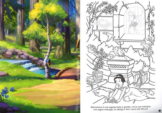 Biancaneve e i sette nani. Staccattacca&colora. Con adesivi. Ediz. illustrata - 2