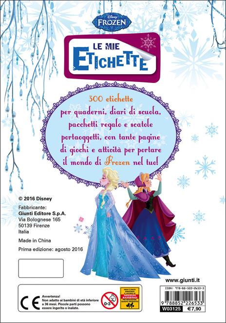 Frozen. Le mie etichette. Ediz. illustrata - 2