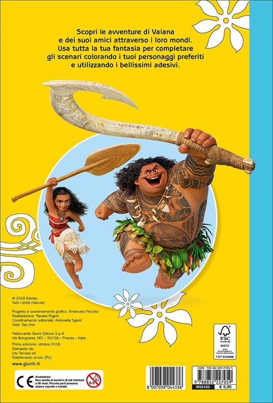Oceania. Staccattacca&colora special. Con Adesivi - 2