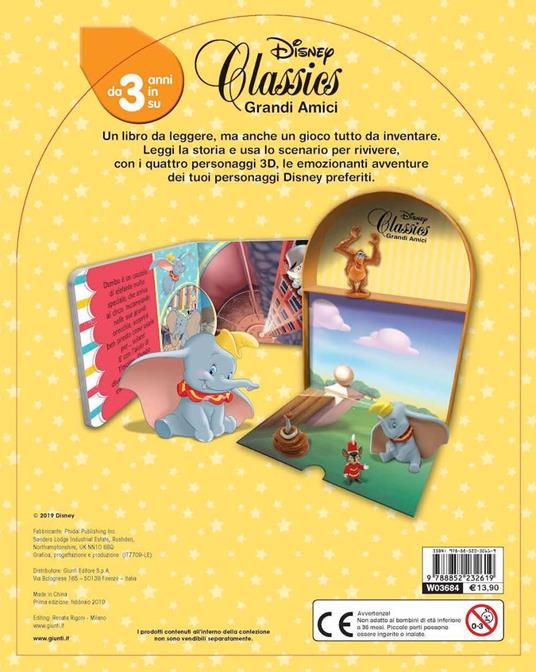 Grandi amici. Disney classics. Libro gioca kit. Ediz. a colori. Con 4 personaggi 3D - 2