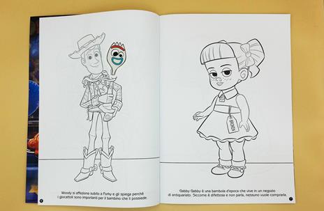 Toy Story 4. Staccattacca & colora. Con adesivi. Ediz. illustrata - 4