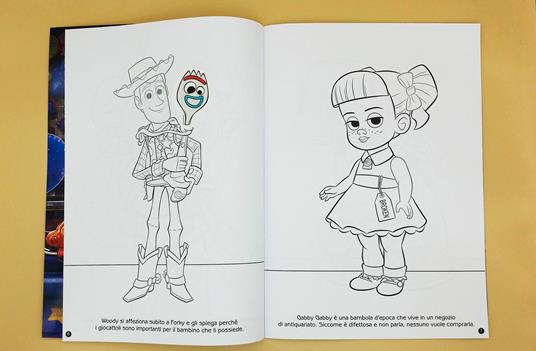 Toy Story 4. Staccattacca & colora. Con adesivi. Ediz. illustrata - 4