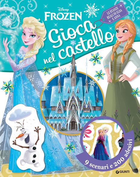 Gioca nel castello. Frozen. Con adesivi. Ediz. a colori - copertina
