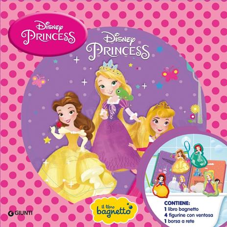 Disney princess. Il libro bagnetto. Ediz. a colori. Con gadget - copertina
