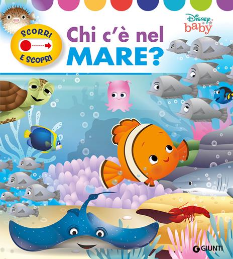 Chi c'e' nel mare? Scorri e scopri - copertina