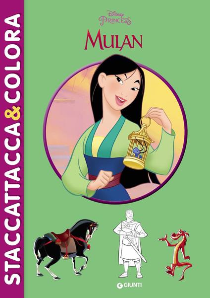Mulan. Staccattacca & colora. Con adesivi - copertina