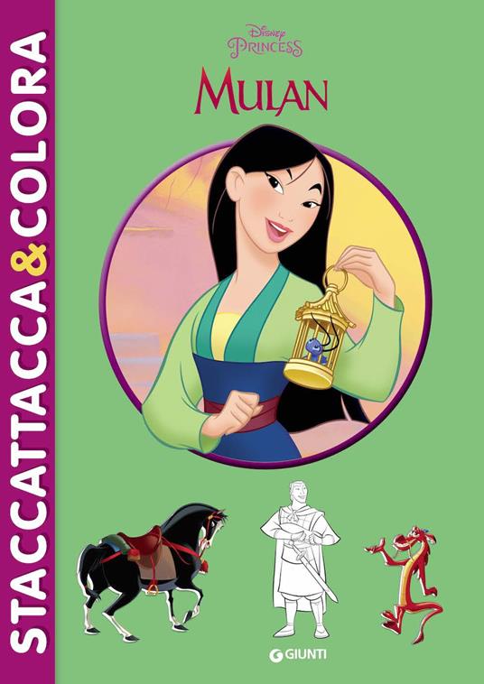 Mulan. Staccattacca & colora. Con adesivi - copertina