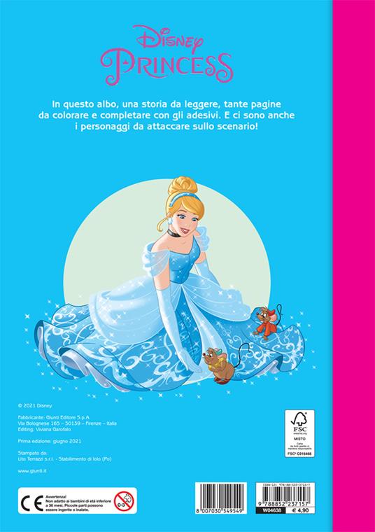La magia delle fiabe. Princess. Staccattacca & colora. Con adesivi. Ediz. illustrata - 2