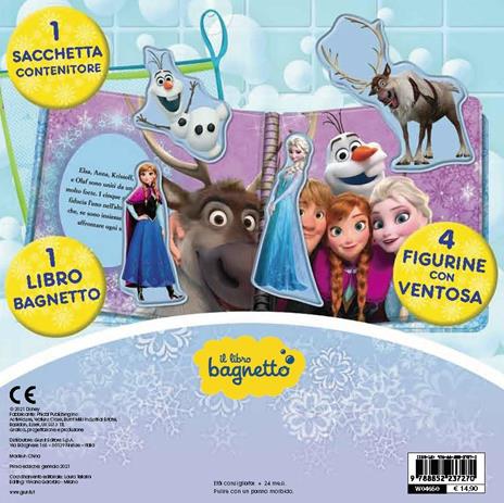 Frozen baby. Il libro bagnetto. Ediz. a colori. Con gadget - 2