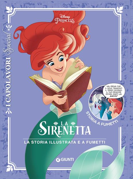 La Sirenetta. La storia illustrata e a fumetti - copertina