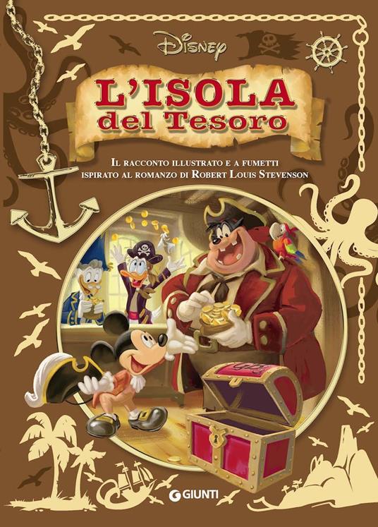 L'isola del tesoro. Il racconto illustrato e a fumetti ispirato al romanzo di Robert Louis Stevenson - copertina