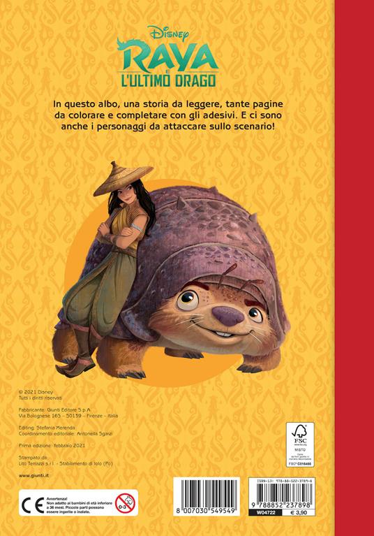 Raya e l'ultimo drago. Staccattacca & colora. Con adesivi. Ediz. illustrata - 2