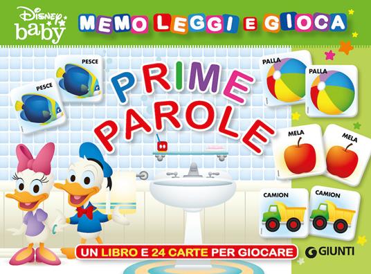 Prime parole. Memo leggi e gioca. Ediz. a colori. Con 24 Carte - copertina