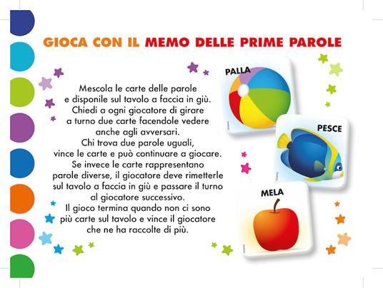 Prime parole. Memo leggi e gioca. Ediz. a colori. Con 24 Carte - 3