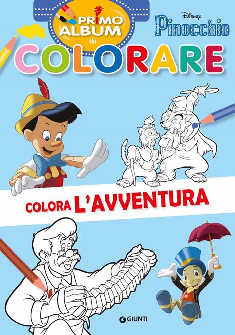 Pinocchio. Colora l'avventura. Ediz. a colori - copertina