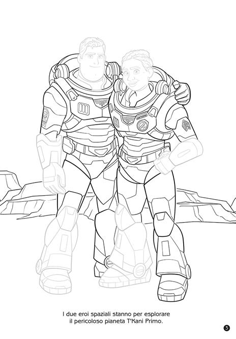 Lightyear. La vera storia di Buzz. Staccattacca e colora. Con adesivi. Ediz. a colori - 3
