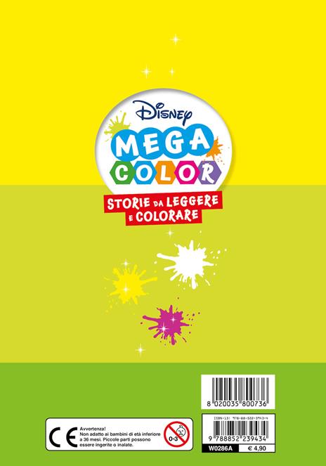 Storie da leggere e colorare. Disney mega color. Ediz. illustrata - 2