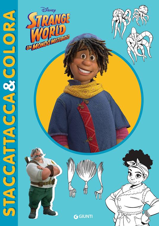 Strange world. Staccattacca & colora. Ediz. a colori - copertina