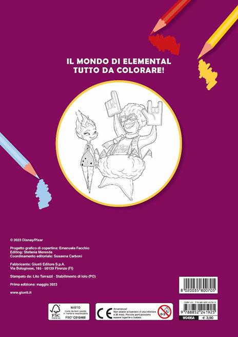 Scopri il tuo splendore. Elemental. Primo album da colorare. Ediz. a colori - 2