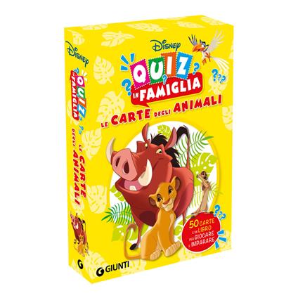 Le carte degli animali. Quiz in famiglia. Ediz. a colori. Con 50 Carte - copertina