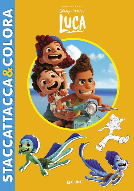 Luca. Staccattacca & colora. Con adesivi. Ediz. a colori - copertina