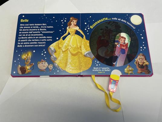 Disney Princess. Brillanotte. Racconti per dare luce ai sogni. Ediz. a colori. Con torcia di cartoncino - 3