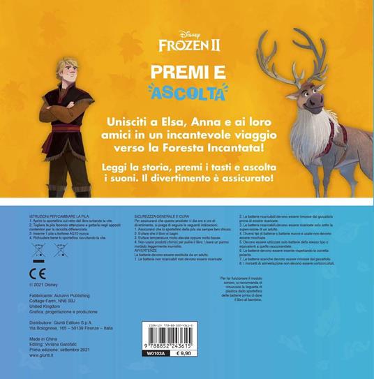 Disney Frozen 2. Una storia da leggere con 4 suoni! Premi e ascolta. Ediz. a colori - 2