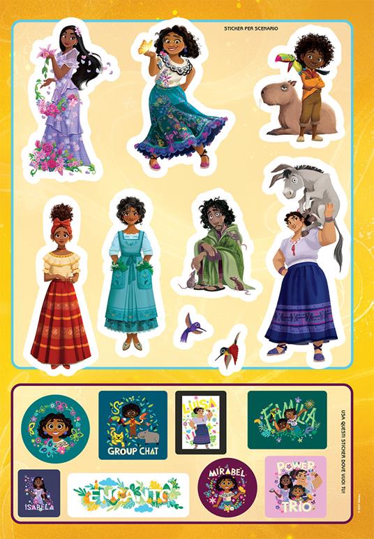 Encanto. Staccattacca & colora. Con adesivi. Ediz. a colori - 4