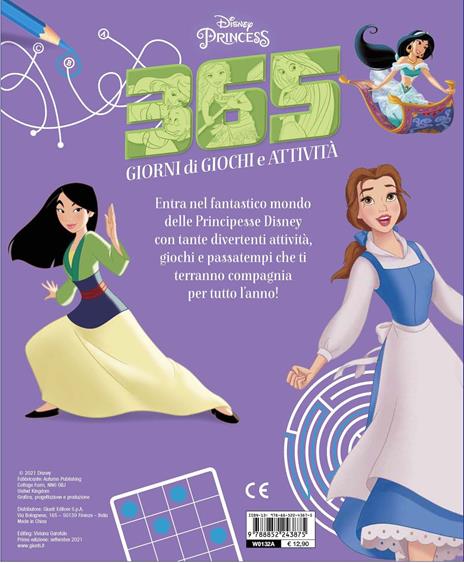 365 giorni di giochi e attività. Disney Princess. Ediz. a colori - 2