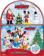 Natale. Mickey & friends. Libro gioca kit. Con 4 personaggi in 3D. Con scenario