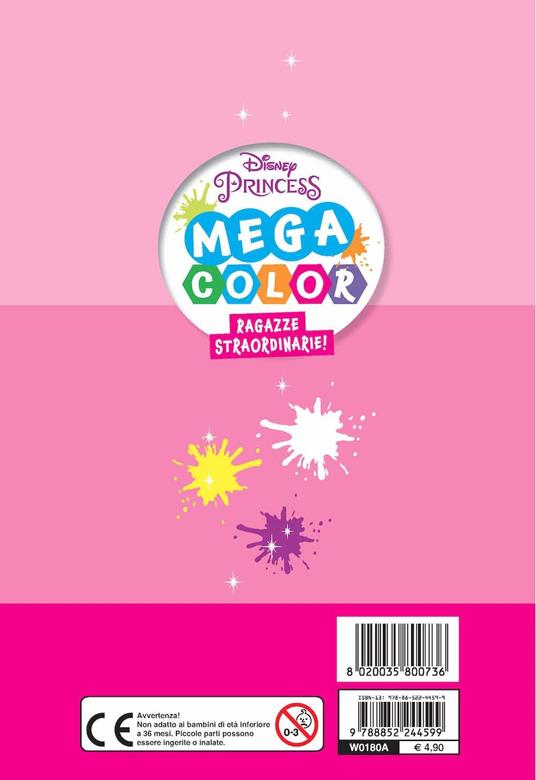 Ragazze straordinarie! Disney Princess. Mega color. Ediz. illustrata - 2