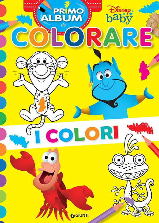 I colori. Disney baby. Ediz. a colori - Libro - Disney Libri - Primo album  da colorare