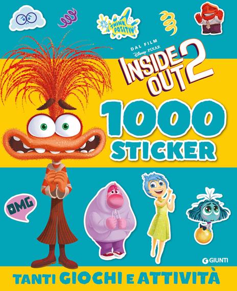 Inside out 2. 1000 sticker. Tanti giochi e attività. Ediz. a colori - copertina