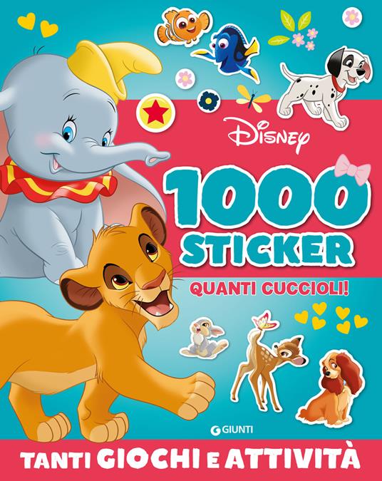 Quanti cuccioli! 1000 sticker Disney. Tanti giochi e attività - copertina
