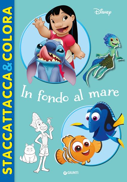 In fondo al mare. Con adesivi. Ediz. a colori - copertina