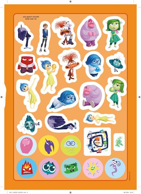 Emozioni in tilt. Inside Out 2. Staccattacca&colora. Con adesivi. Ediz. a colori - 4