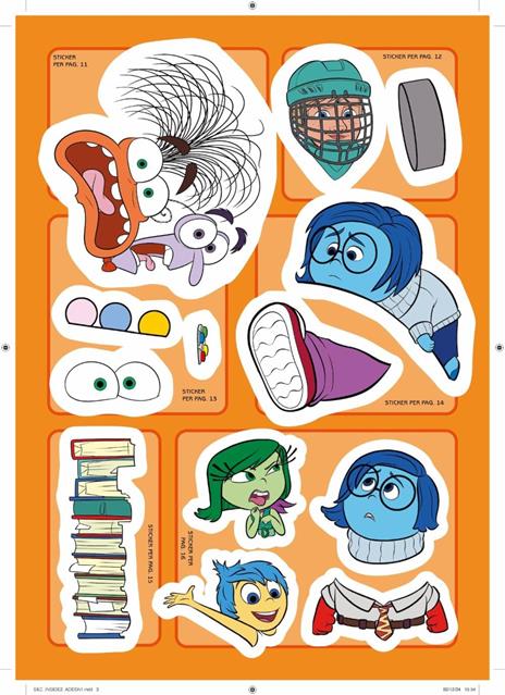Emozioni in tilt. Inside Out 2. Staccattacca&colora. Con adesivi. Ediz. a colori - 5