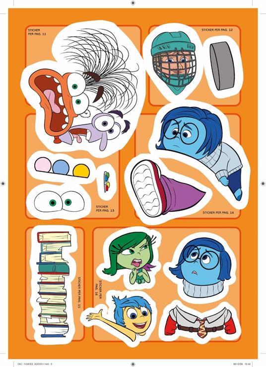 Emozioni in tilt. Inside Out 2. Staccattacca&colora. Con adesivi. Ediz. a colori - 5