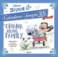 Calendario Famiglia Stitch Ohana Means..