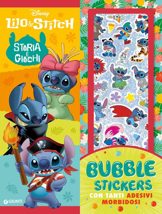 Lilo & Stitch. Storia e giochi. Bubble stickers. Con tanti adesivi morbidosi. Ediz. a colori. Con Adesivi - copertina