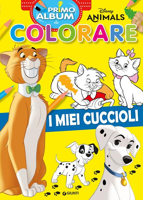 Disney Animals. Primo album da colorare. I miei cuccioli. Ediz. a colori - copertina