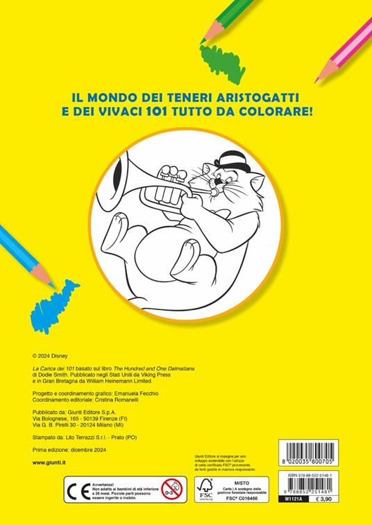 Disney Animals. Primo album da colorare. I miei cuccioli. Ediz. a colori - 4