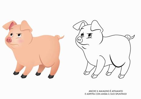Animali fattoria. Primo album da colorare. Ediz. illustrata - 3