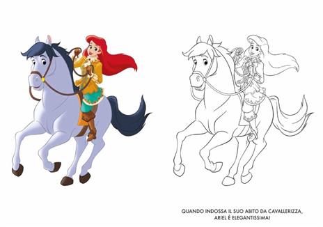 Principesse a cavallo. Primo album da colorare. Ediz. illustrata - 3